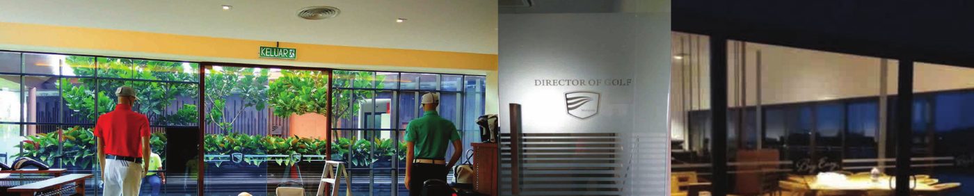 Just Tint installers at work, The Els Club